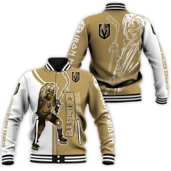 Vegas Golden Knights And Zombie For Fans Baseball Jacket