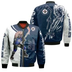Winnipeg Jets And Zombie For Fans Bomber Jacket