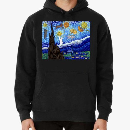 Cat Van Gogh T-Shirt