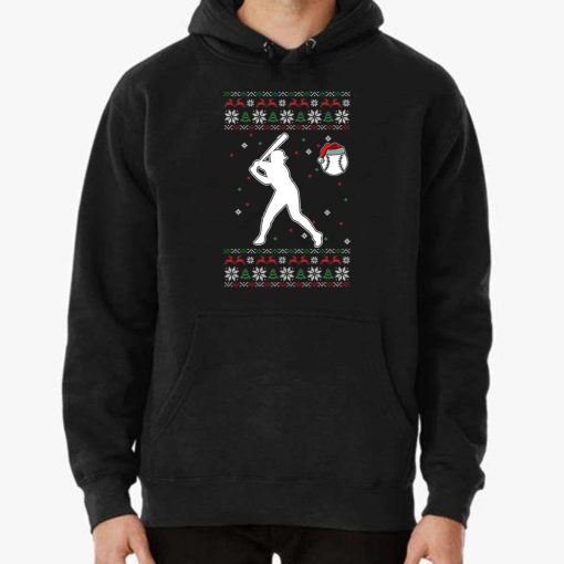 Christmas Baseball Player Christmas Ugly X-Mas T-Shirt