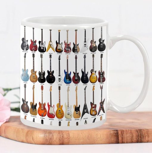 Guitar Lovers Ii Premium Sublime Ceramic Coffee Mug White