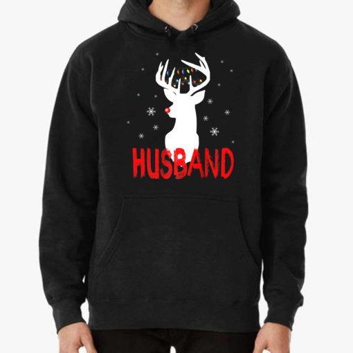 Husband Christmas Nose Deer T-Shirt