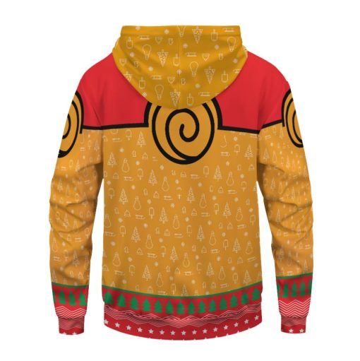 Nine Tails Christmas Chakra Unisex All Over Print 3D Hoodie