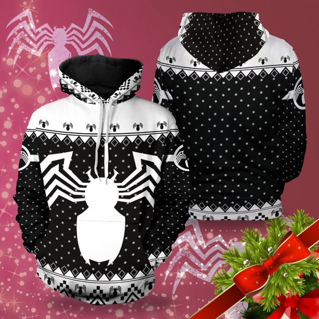Venom Christmas Unisex Pullover And Zipped Hoodie