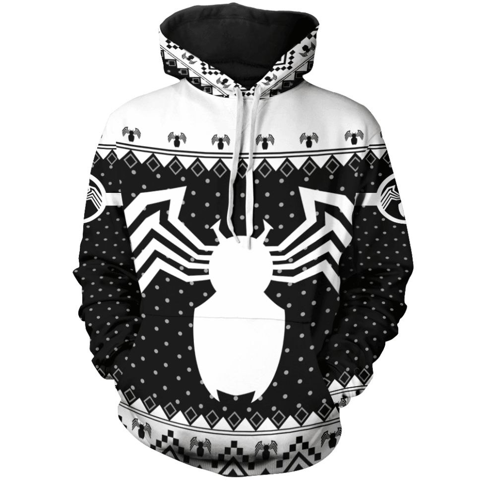 Venom zip up sales face hoodie