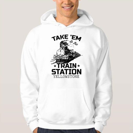 Western Coountry Yellowstone Take Em To The Train Station T-Shirt