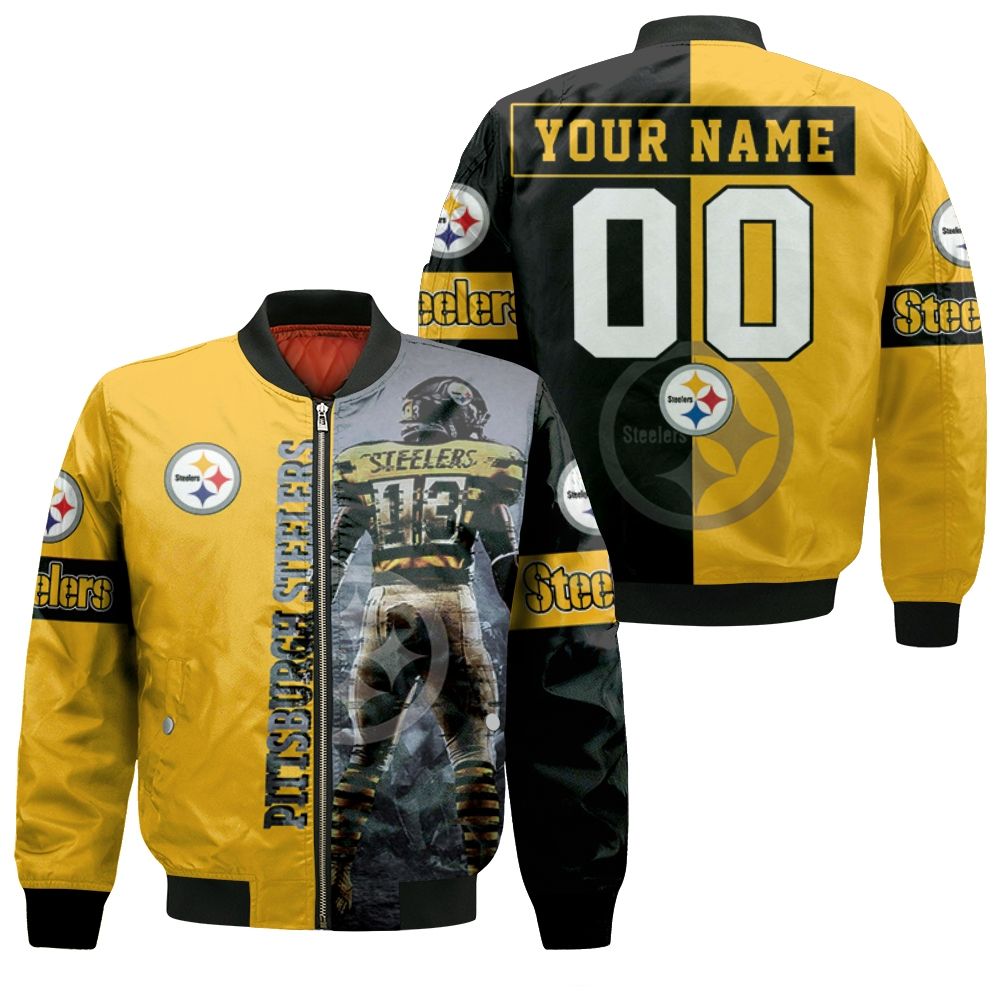 13 James Washington Pittsburgh Steelers Legend 2020 Nfl Season Personalized Bomber Jacket