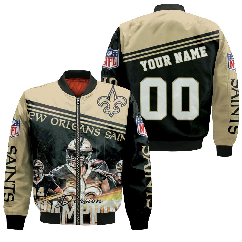 2020 Nfl Season New Orleans Saints Great Players Nfc South Champions Personalized Bomber Jacket