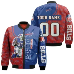 27 Tre Davious White 27 Buffalo Bills Great Player 2020 Nfl Season Personalized Bomber Jacket