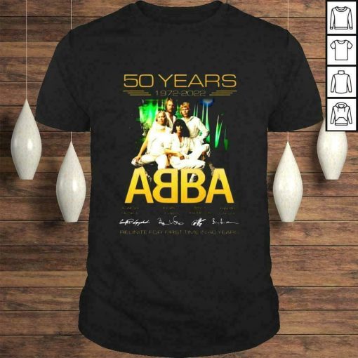 50 Years 1972 2022 ABBA Reunite For First Time Unisex T-Shirt