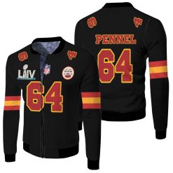 64 Mike Pennel Kannas City 1 Jersey Inspired Style Fleece Bomber Jacket