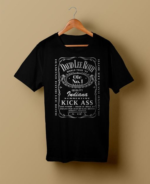 David Lee Roth Van Halen 1999 Jack Daniels Tour T-Shirt