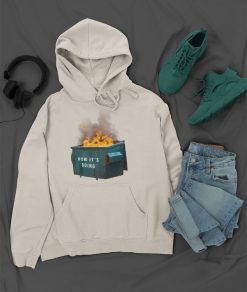 Dumpster Fire Meme Hoodie