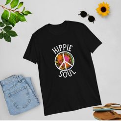Hippie Soul Colorful Peace Sign Unisex T-Shirt