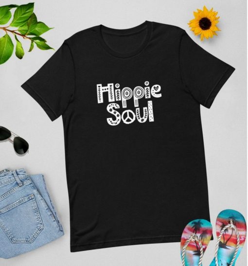 Hippie Soul Flower Child Graphic Unisex T-Shirt