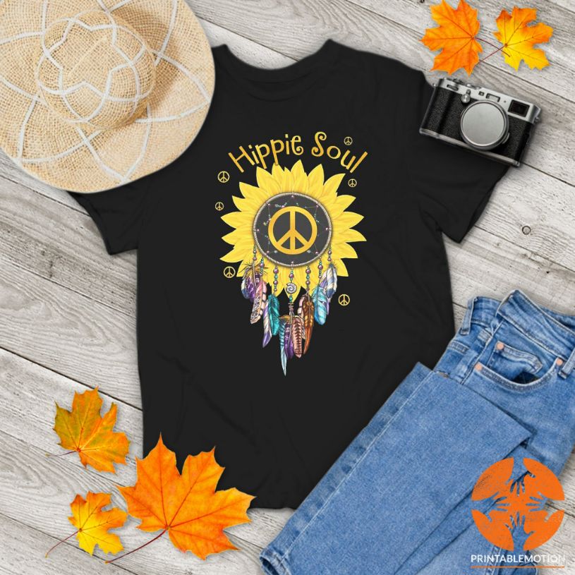 Hippie Soul Sunflower Dreamcatcher Vintage T-Shirt