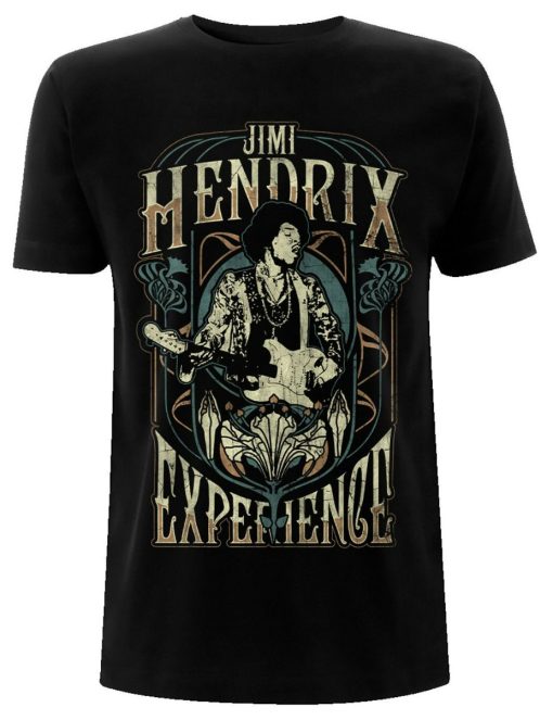 Jimi Hendrix – Art Nouveanu T-Shirt
