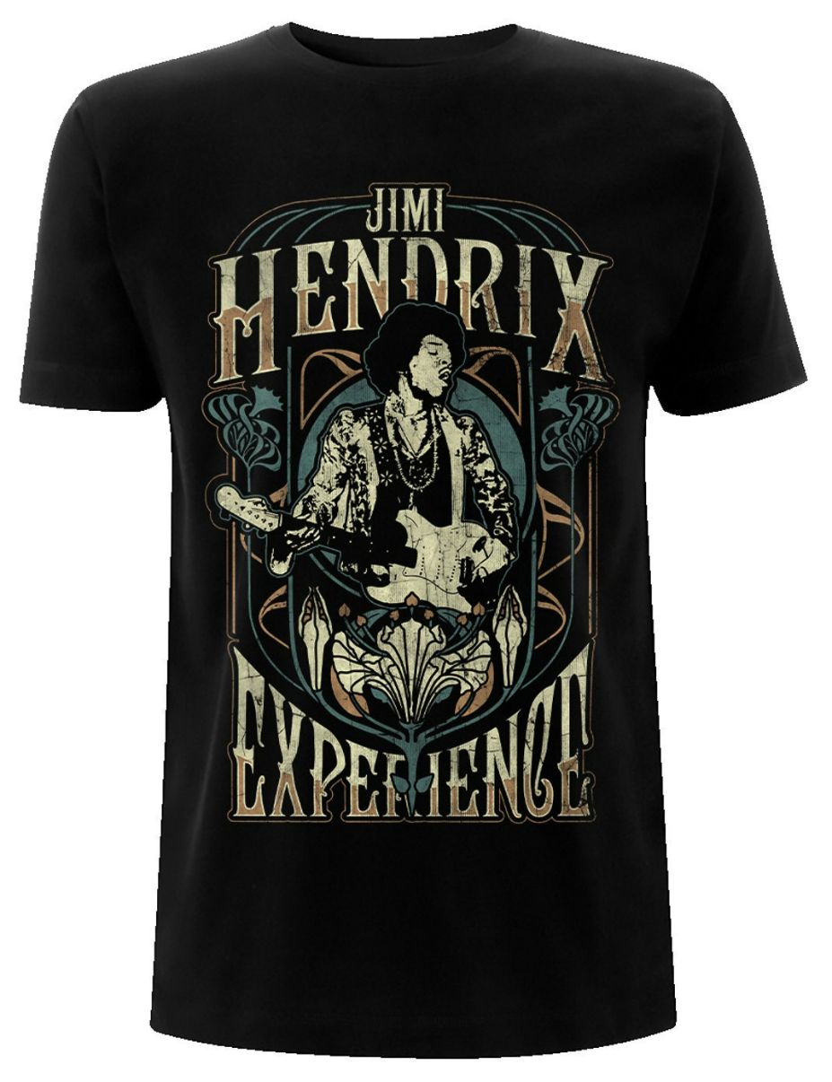 Jimi Hendrix - Art Nouveanu T-Shirt