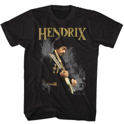 Jimi Hendrix Black Adult T-Shirt
