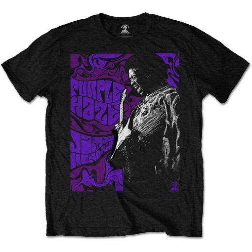 Jimi Hendrix Experience Purple Haze Rock Official Tee T-Shirt