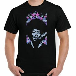 Jimi Hendrix Fan Electric Guitar Legendary Musician Weed Spliff Dope Shirt