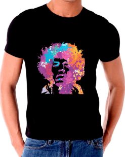 Jimi Watercolor Art Painting Paint Splash Shirt