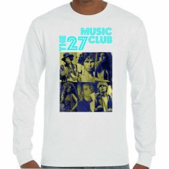 Kurt Cobain 27 Music Club Mens Jimi Hendrix T-Shirt