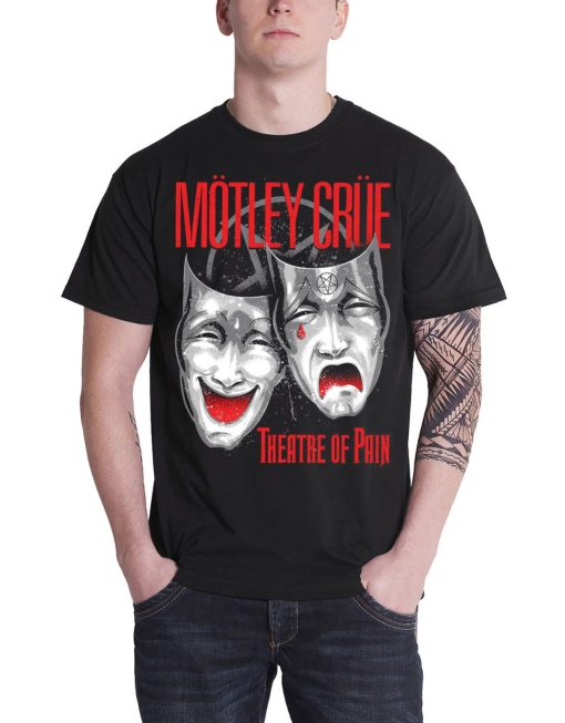 Motley Crue Theatre Of Pain Band Logo Unisex T-shirt