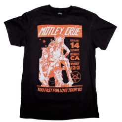 Motley Crue Too Fast For Love Tour Unisex T-shirt