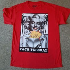 Popular Poison Taco Tuesday Graphic Fashion Cotton Unisex T-Shirt