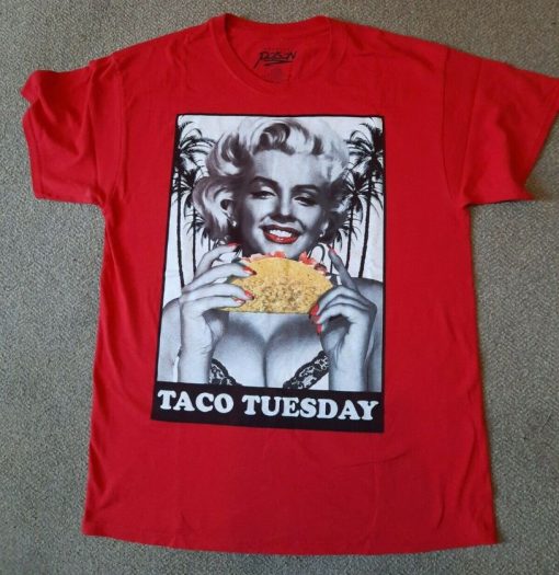 Popular Poison Taco Tuesday Graphic Fashion Cotton Unisex T-Shirt