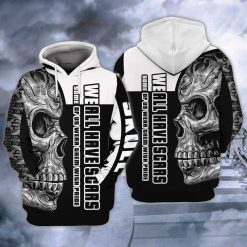 Pride Skull We All Have Scars Some Of Us Wear Them With Pride 3d Zip Hoodie