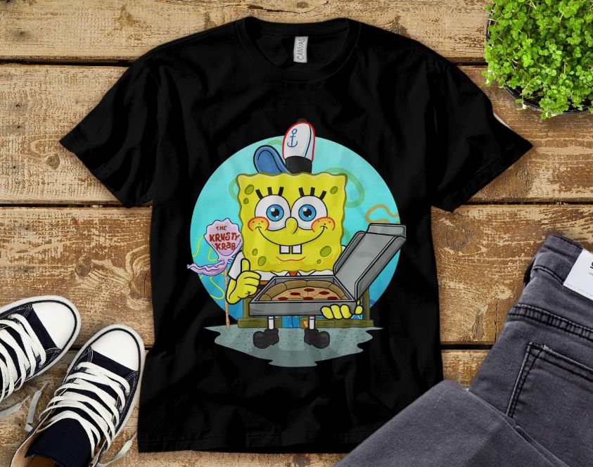 SpongeBob SquarePants The Krusty Krab Pizza Delivery T-Shirt
