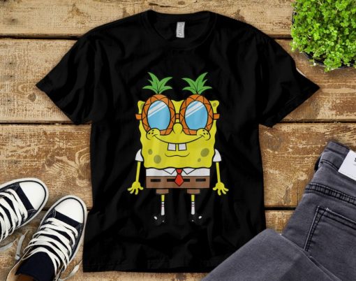 Spongebob Squarepants Pineapple Glasses T-Shirt