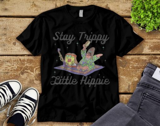 Spongebob Squarepants Stay Trippy Little Hippie T-Shirt