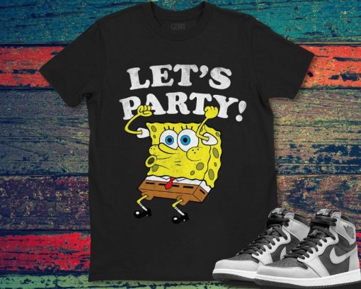 Spongebob Let’s Party Birthday Unisex Gift T-Shirt