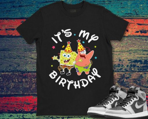 Spongebob Patrick Star It’s My Birthday Funny T-Shirt