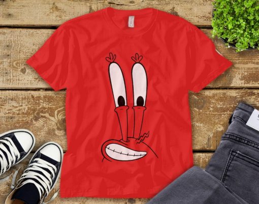 Spongebob SquarePants Mr Krabs Smiling Big Face T-Shirt