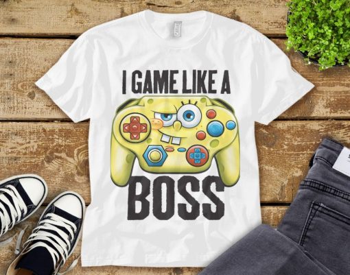 Spongebob Squarepants I Game Like A Boss T-Shirt