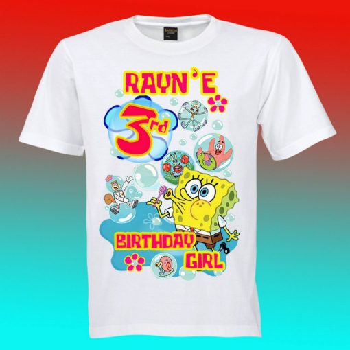 Spongebob Squarepants Iron On Transfer Unisex T-Shirt