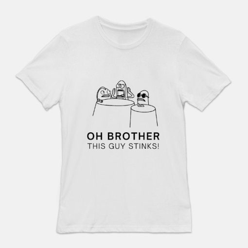 Spongebob Squarepants Oh Brother This Guy Stinks Fish T-Shirt