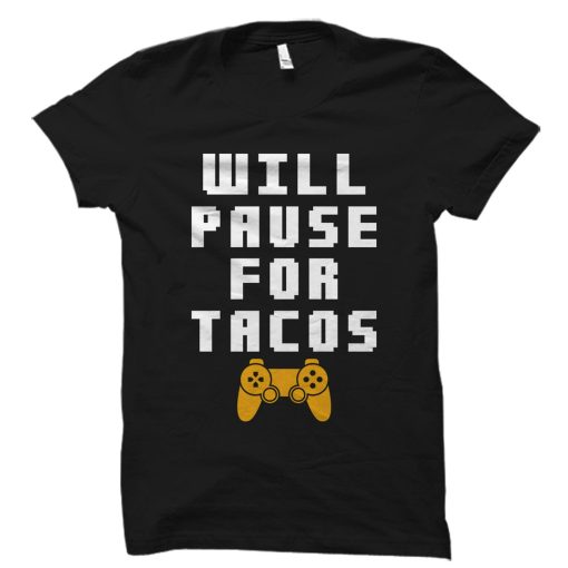 Taco Lover Gamer Unisex T-Shirt