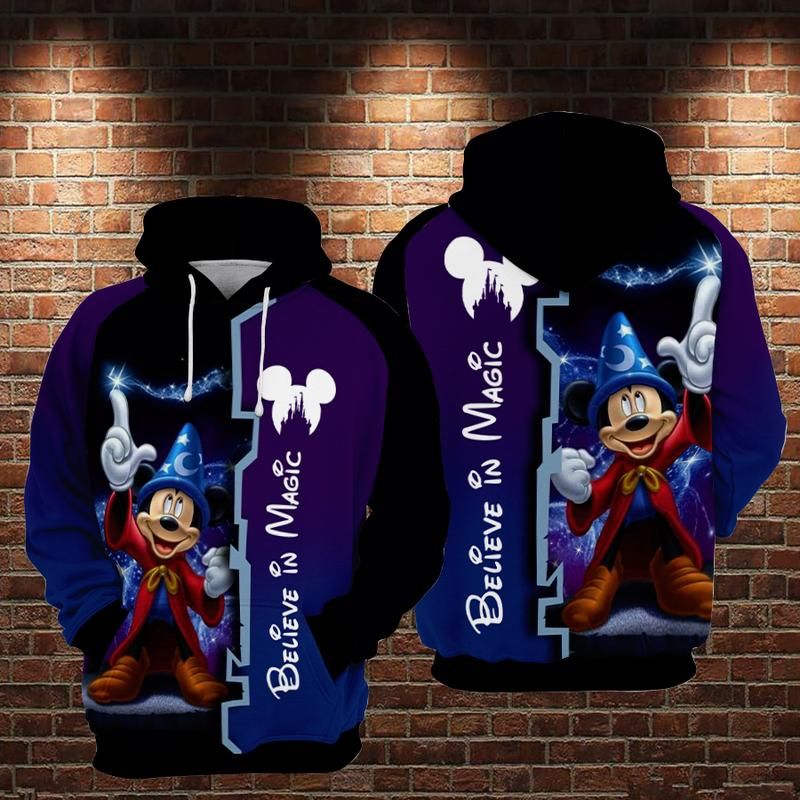 Disney Mickey Mouse Funny 3d Hoodie, Mickey Mouse Gifts - Bring