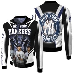 Aaron Judge Gleyber Torres Giancarlo Stanton For New York Yankees Fan Fleece Bomber Jacket