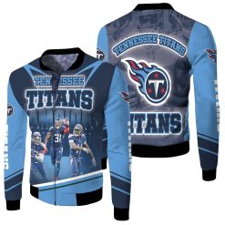 Afc South Division Champions Tennessee Titans Super Bowl 2021 Fleece Bomber Jacket