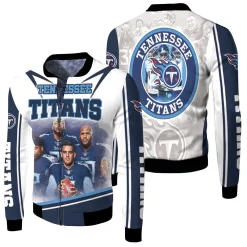 Afc South Division Champions Tennessee Titans Super Bowl 2021 For Fans Fleece Bomber Jacket