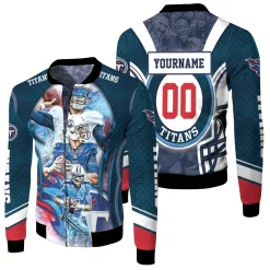Afc South Division Champions Tennessee Titans Super Bowl 2021 Personalized Fleece Bomber Jacket