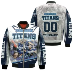 Afc South Division Super Bowl 2021 Tennessee Titans Personalized Bomber Jacket