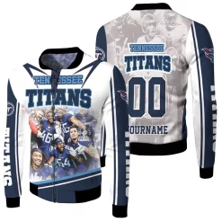 Afc South Division Super Bowl 2021 Tennessee Titans Personalized Fleece Bomber Jacket