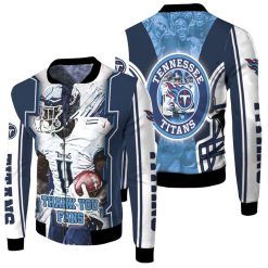 A.J Brown #11 Tennessee Titans Afc South Champions Super Bowl 2021 Fleece Bomber Jacket